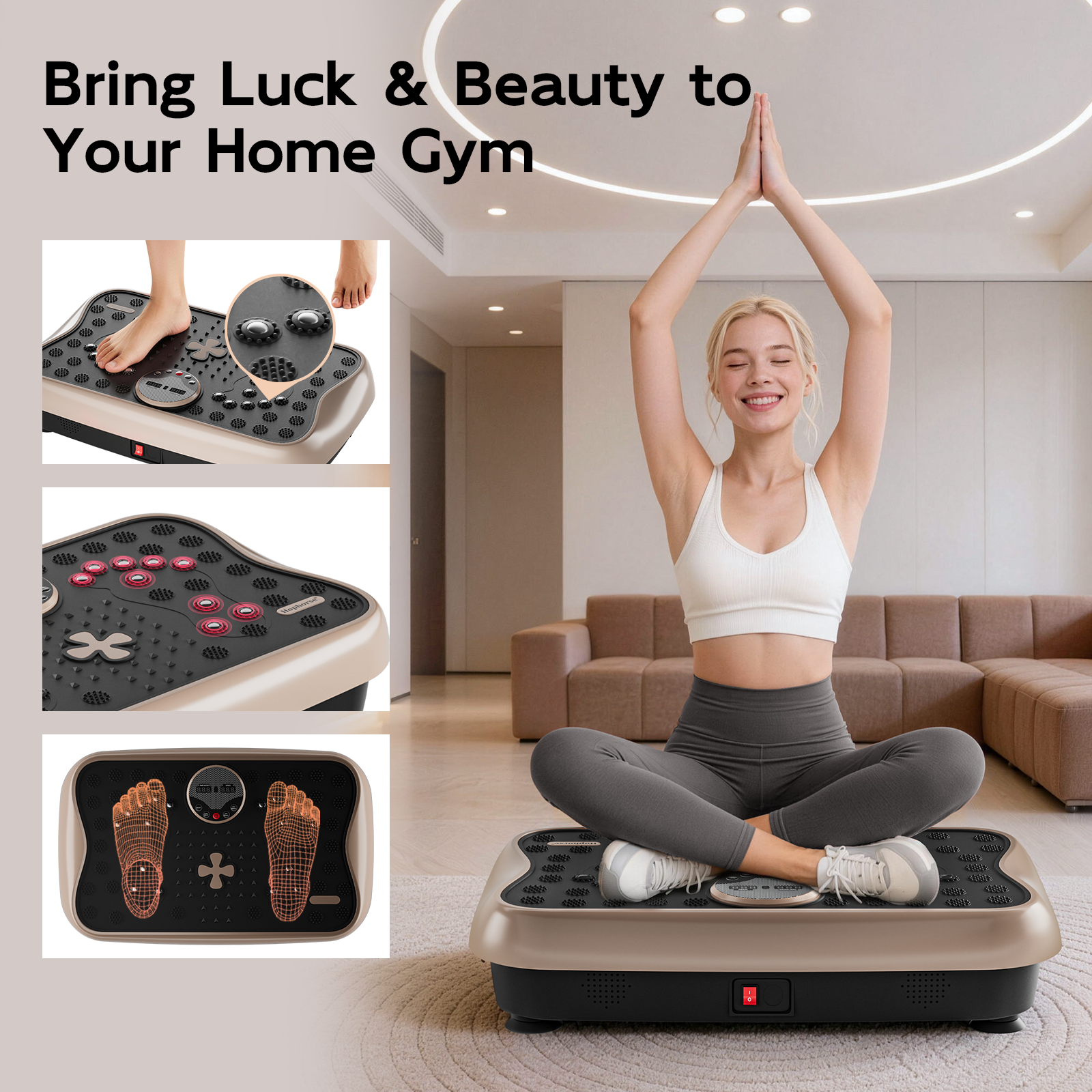 Hophorse® Vibration Plate for Weight Loss & Recovery at Home