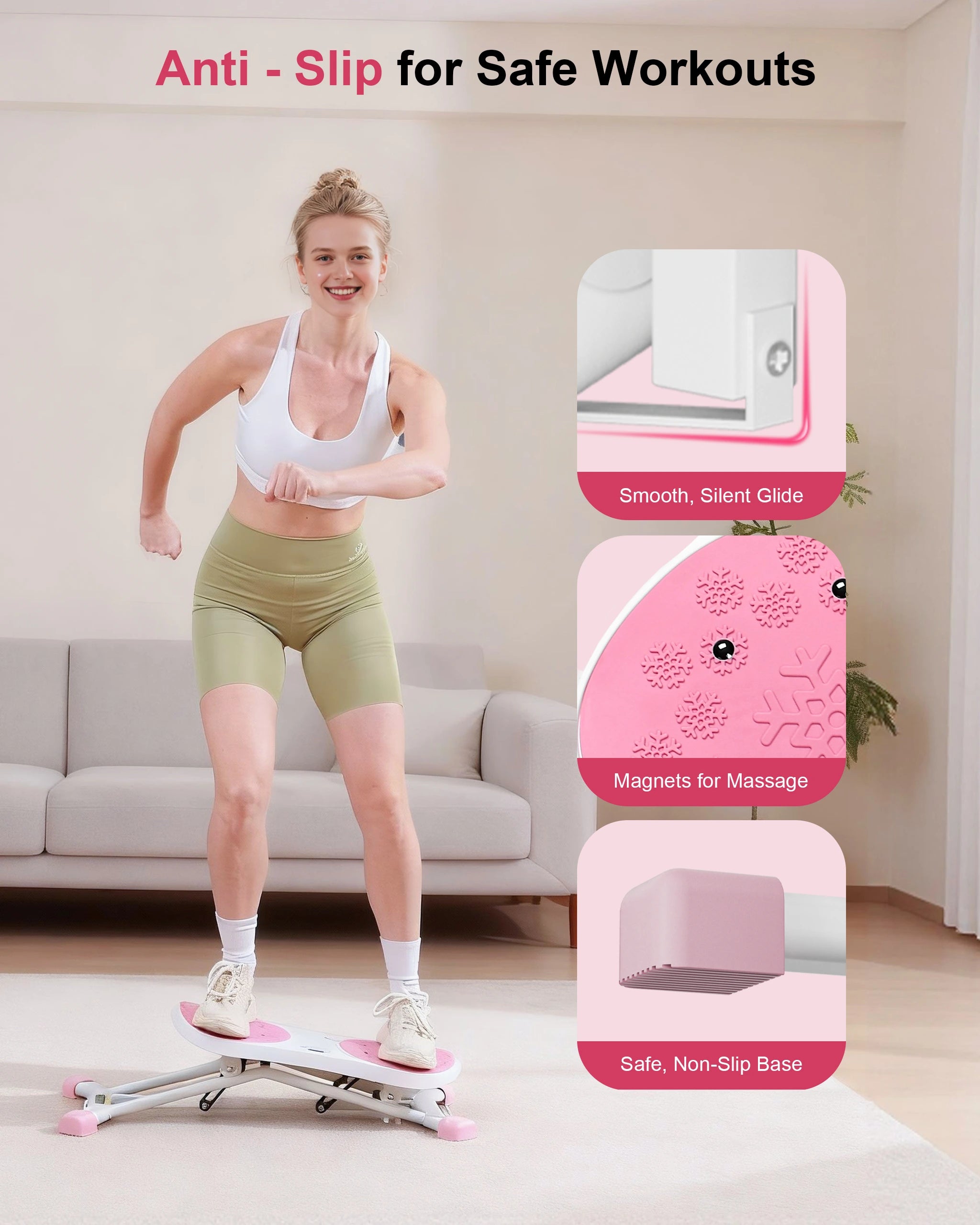 Hophorse® 8-in-1 Ski Simulator & Stability Balance Board