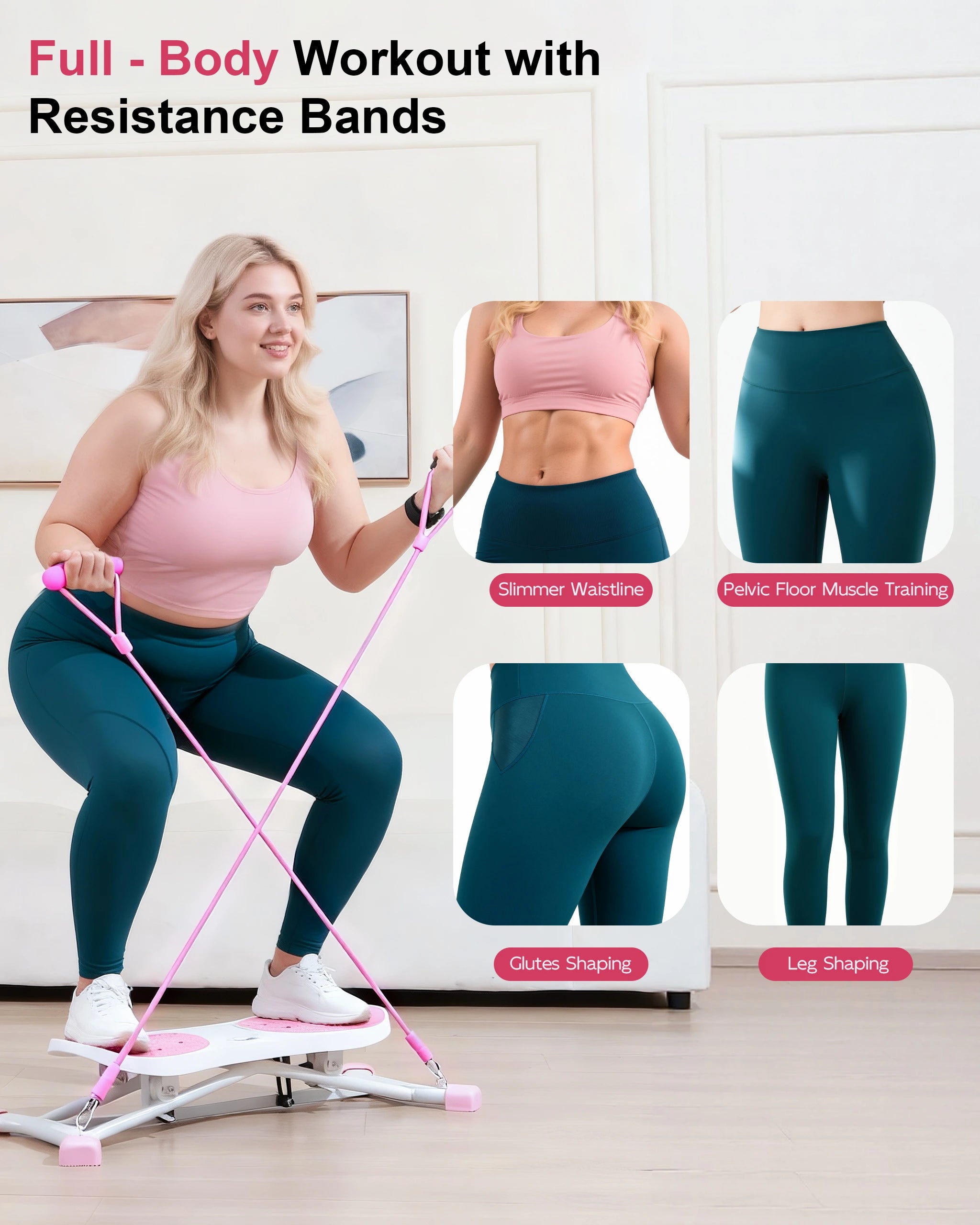 Hophorse® 8-in-1 Ski Simulator & Stability Balance Board