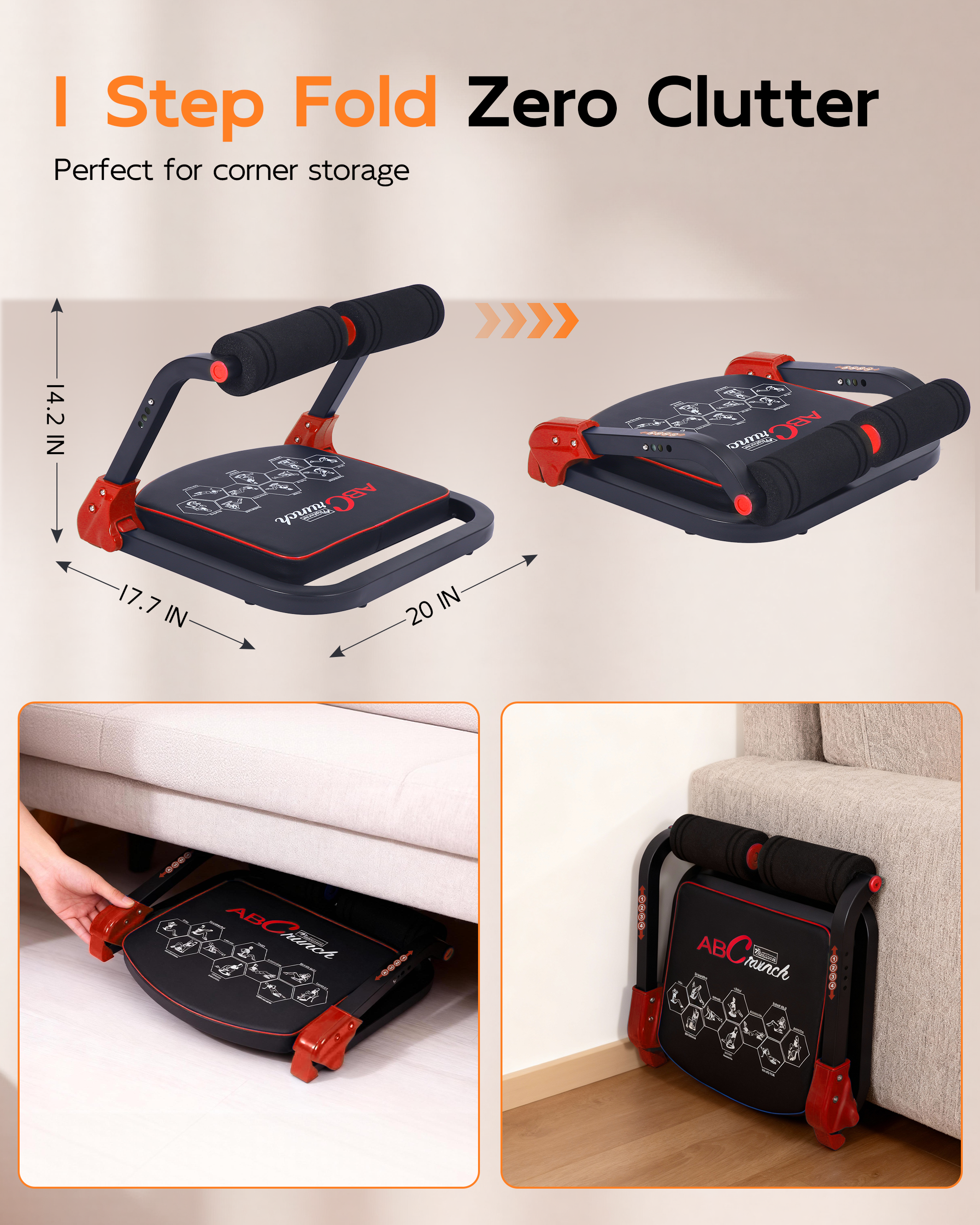 Hophorse® Core Sculpt Ab Machine - Multi-Function Sit-Up & Waist Trainer