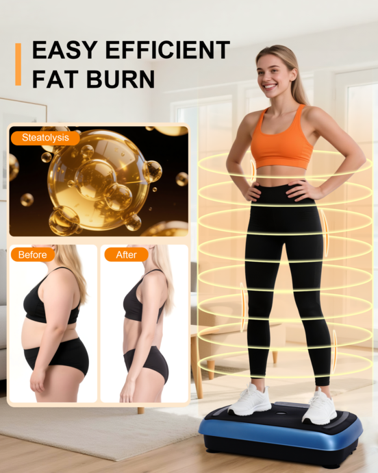 Hophorse Shake Machine Pro, 180 Speeds Vibration Plate(Blue)