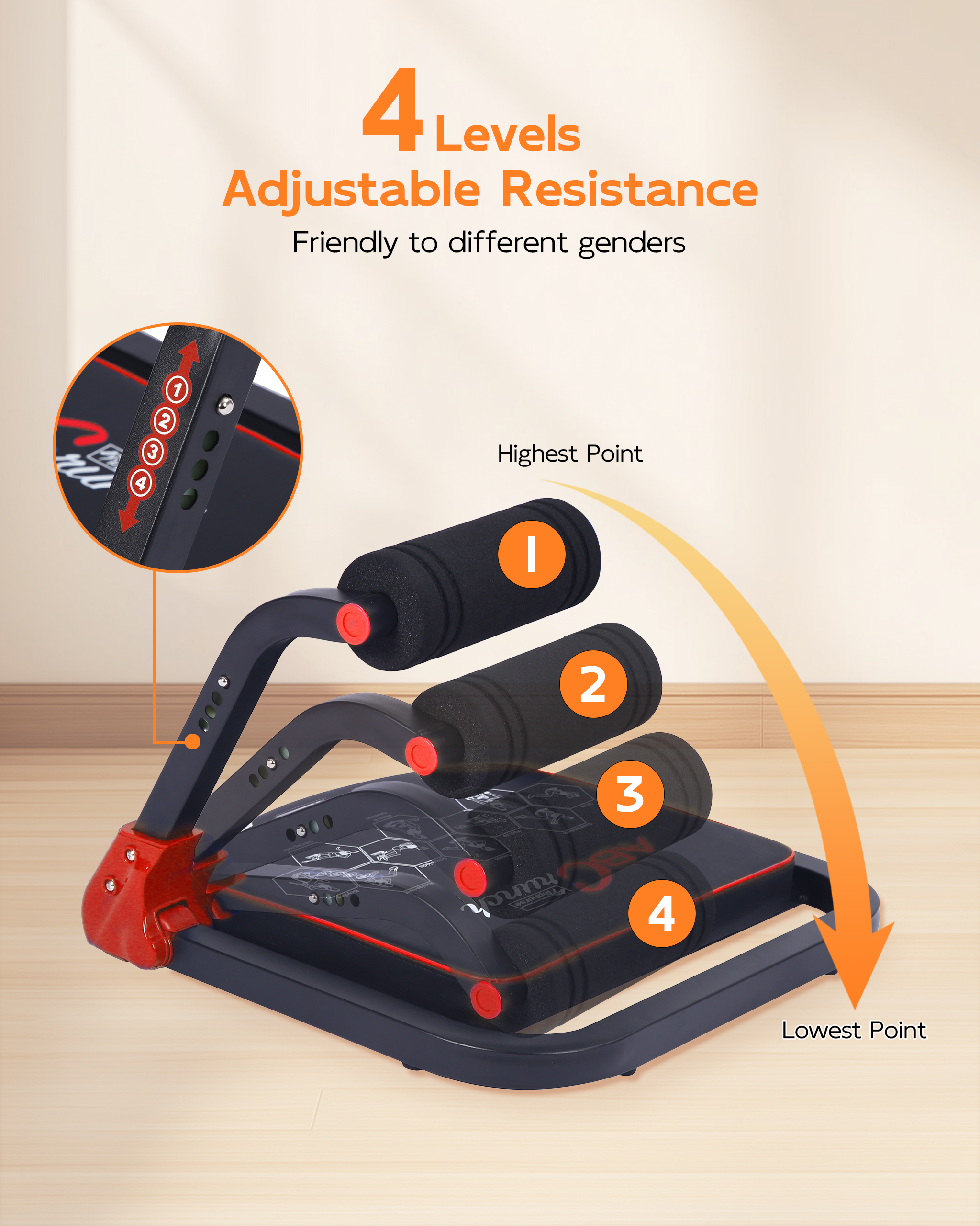 Hophorse® Core Sculpt Ab Machine - Multi-Function Sit-Up & Waist Trainer