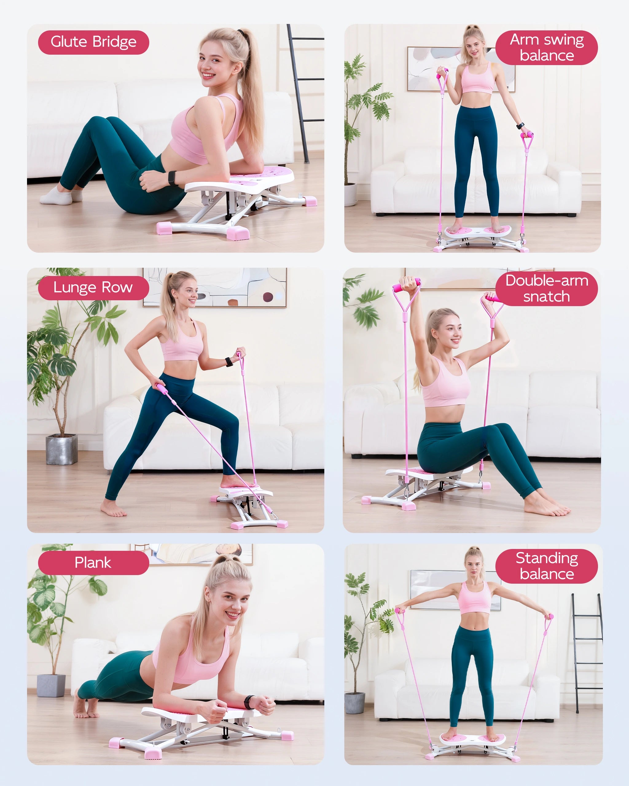 Hophorse® 8-in-1 Ski Simulator & Stability Balance Board