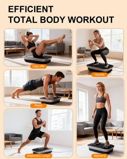 Hophorse® Pro Max Vibration Plate - Heavy Duty 460lbs Capacity & 180 Speeds