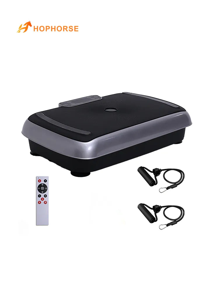 HOPHORSE silver vibration plate machine for home workout and weight loss