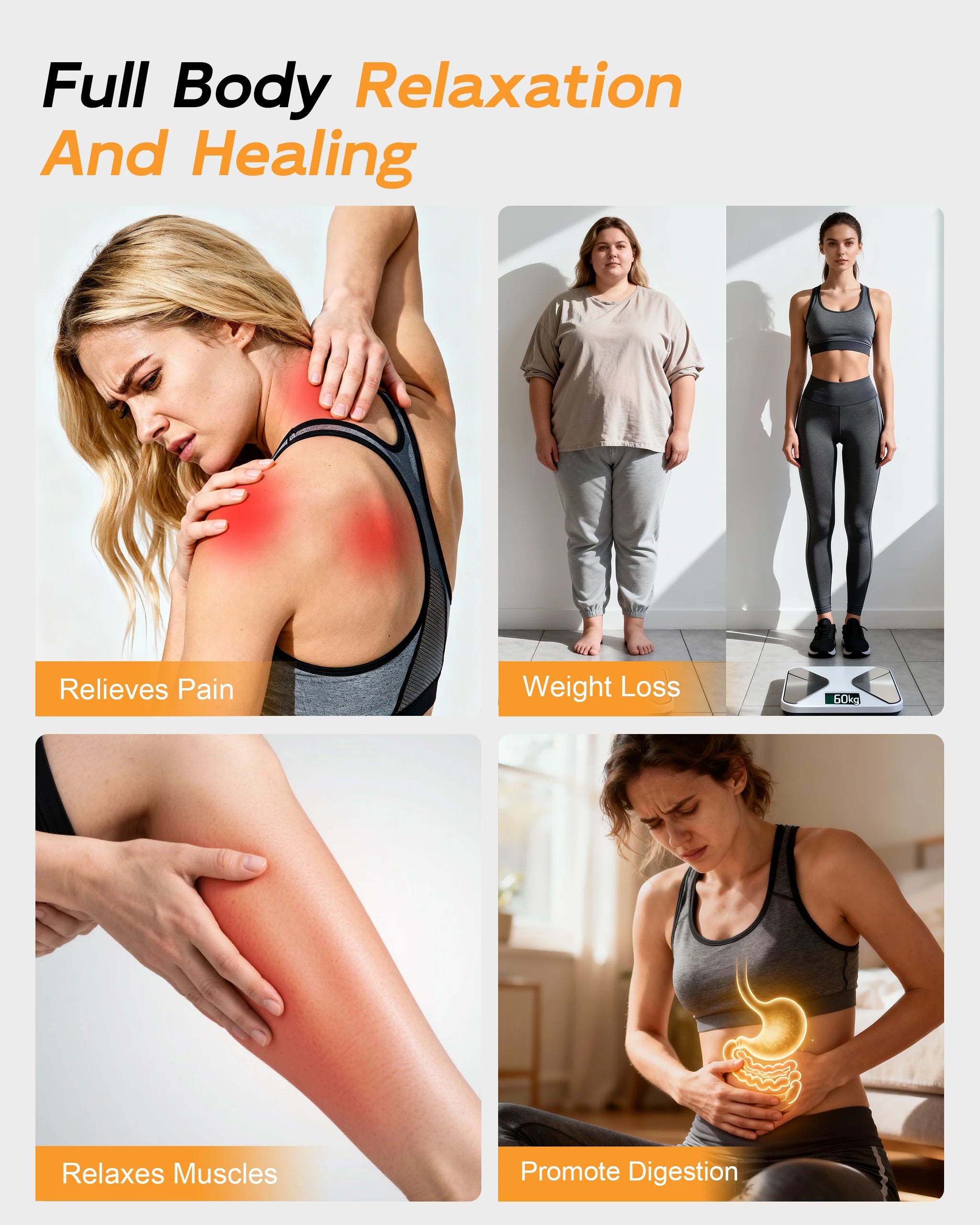 Hophorse Pro Max vibration plate in silver, front view for home workouts